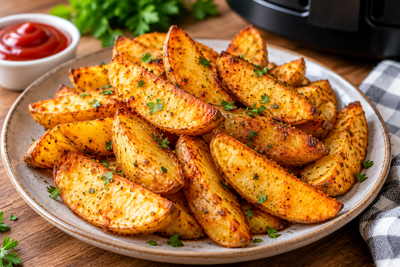 Patatas gajo crujientes en air fryer